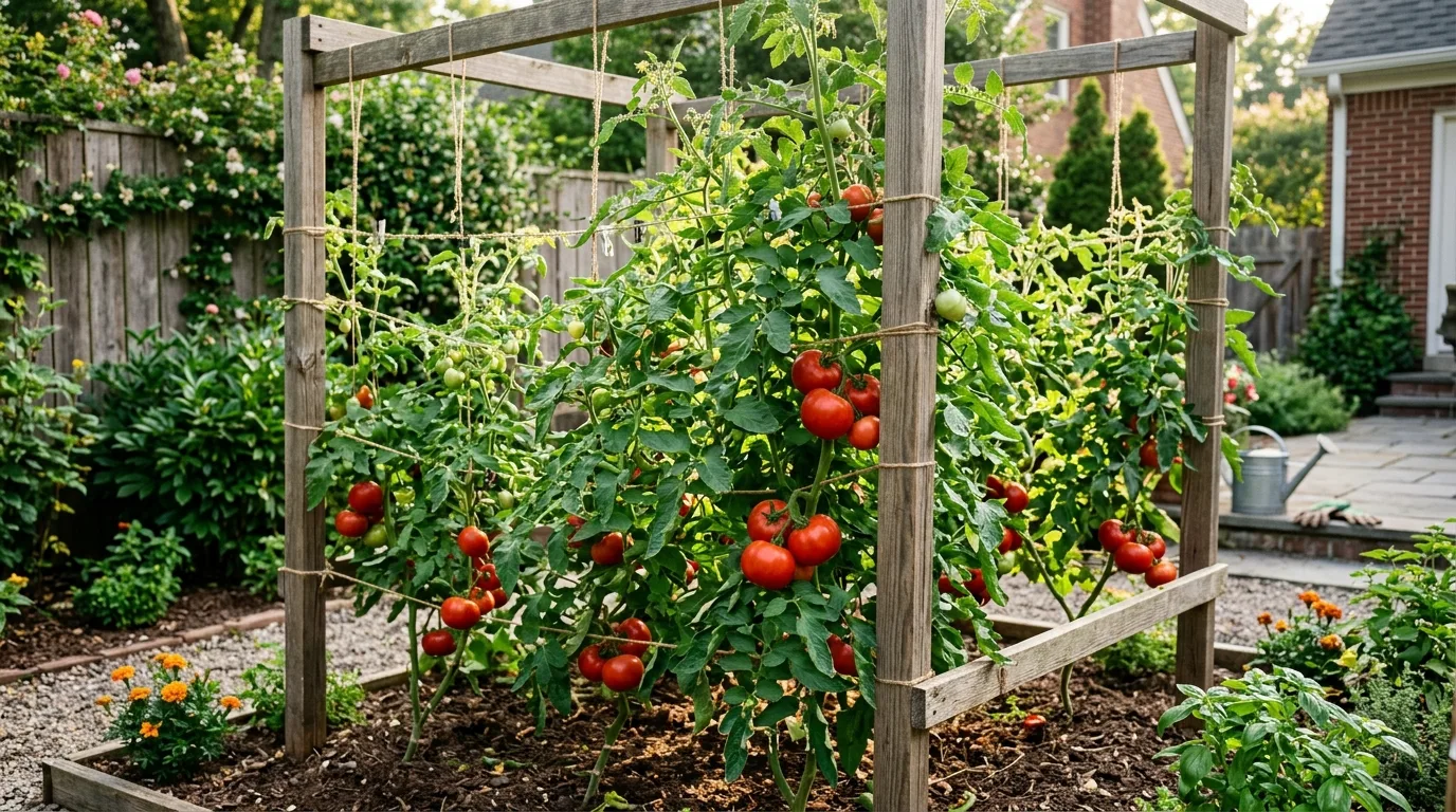 12 Tomato Trellis Ideas for Better Growth